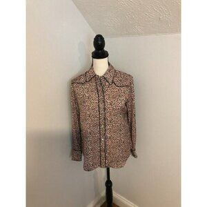 Anthropologie ottod'Ame Floral Western Buttondown Blouse